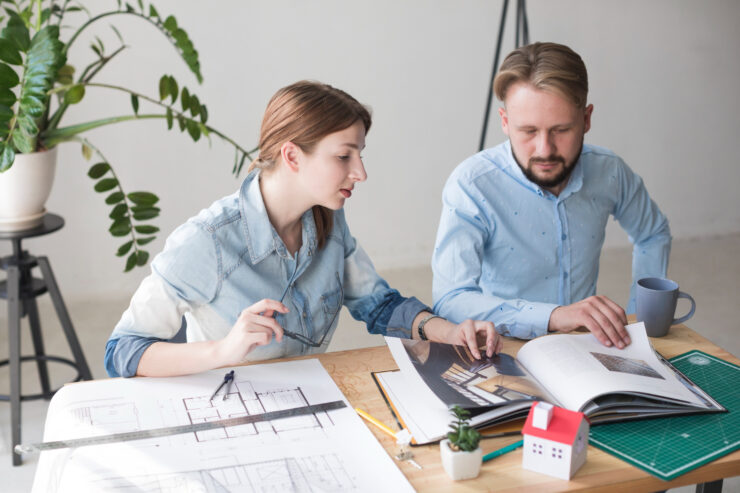 Planning a detailed property renovation project.