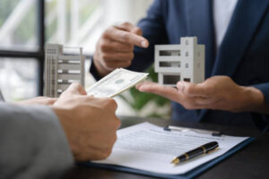Business discussion on industrial loans with property model and cash