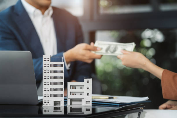 Client receiving money from mixed-use property loan lender