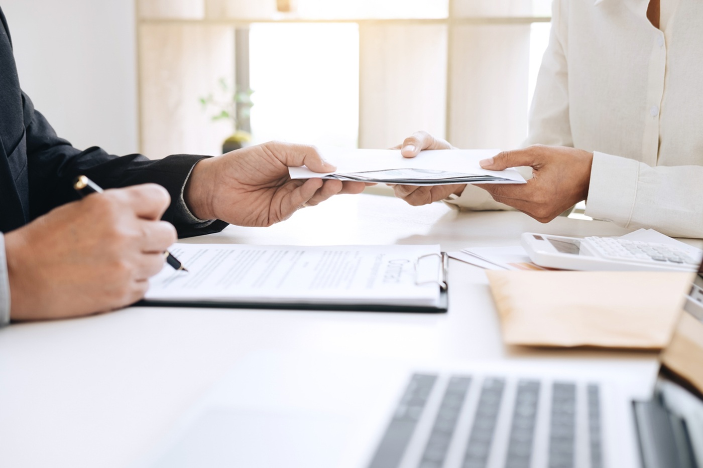 Proof of funds letter exchanged during financial approval meeting