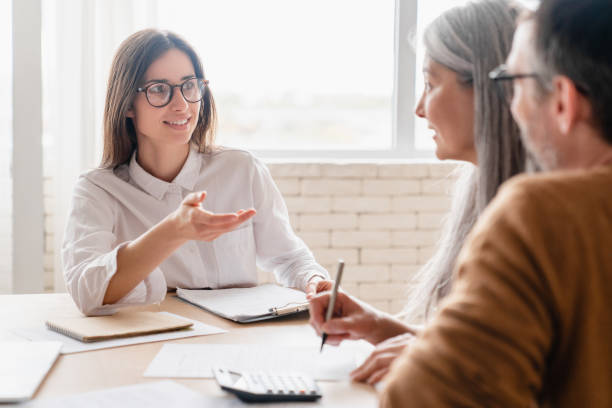 Private money lender meeting with real estate investors and borrowers
