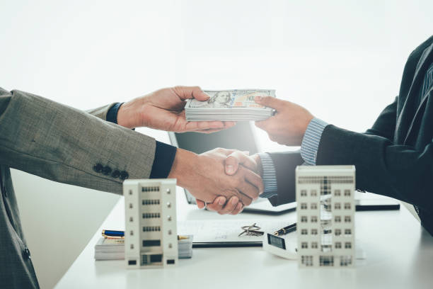 Cash buyer confirming funds with lender for real estate transaction