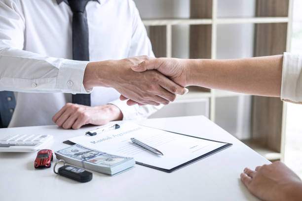 Private real estate lending deal completed with handshake and cash