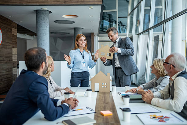 Asset based lending meeting for real estate investment financing