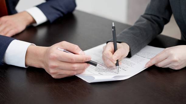 Reviewing paperwork for no income verification loan approval