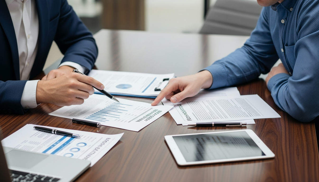 Bridge loan consultation reviewing short term financing options