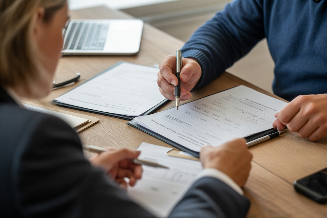 Discussing loan agreements for warehouse property financing